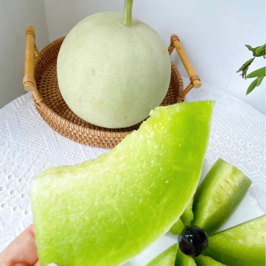 【玉菇甜瓜1个】2.5-3斤冰淇淋甜瓜  软糯瓜 细腻爆甜！