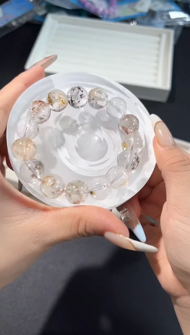 未镶嵌手链水晶14o多样性发其一【1条】默认微瑕14mm