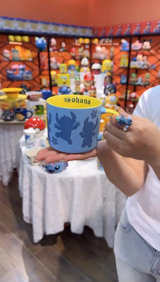 瓷片@@陶瓷杯史迪仔杯子