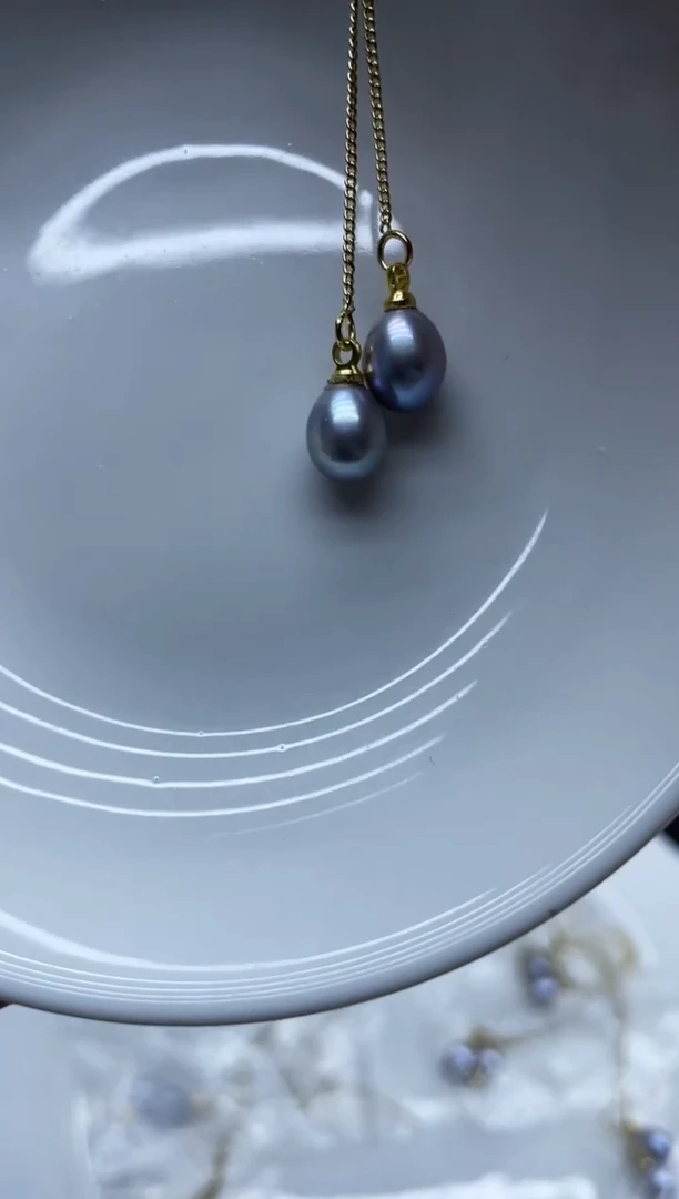 未镶嵌耳饰淡水珍珠耳线多样性发其一