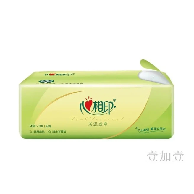 心相印 无香纸餐巾抽纸 28片/包