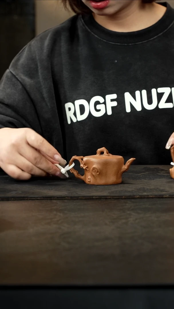 茶壶紫砂砂本源树桩老段80cc