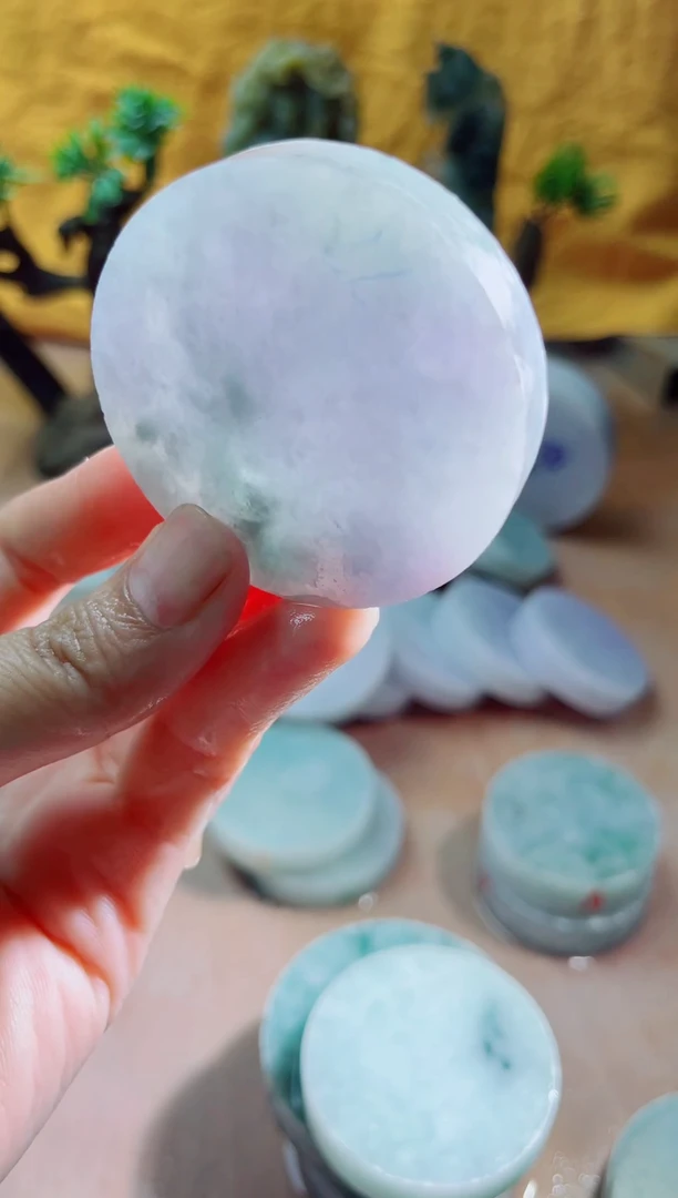 未镶嵌挂件翡翠A货砚曹859