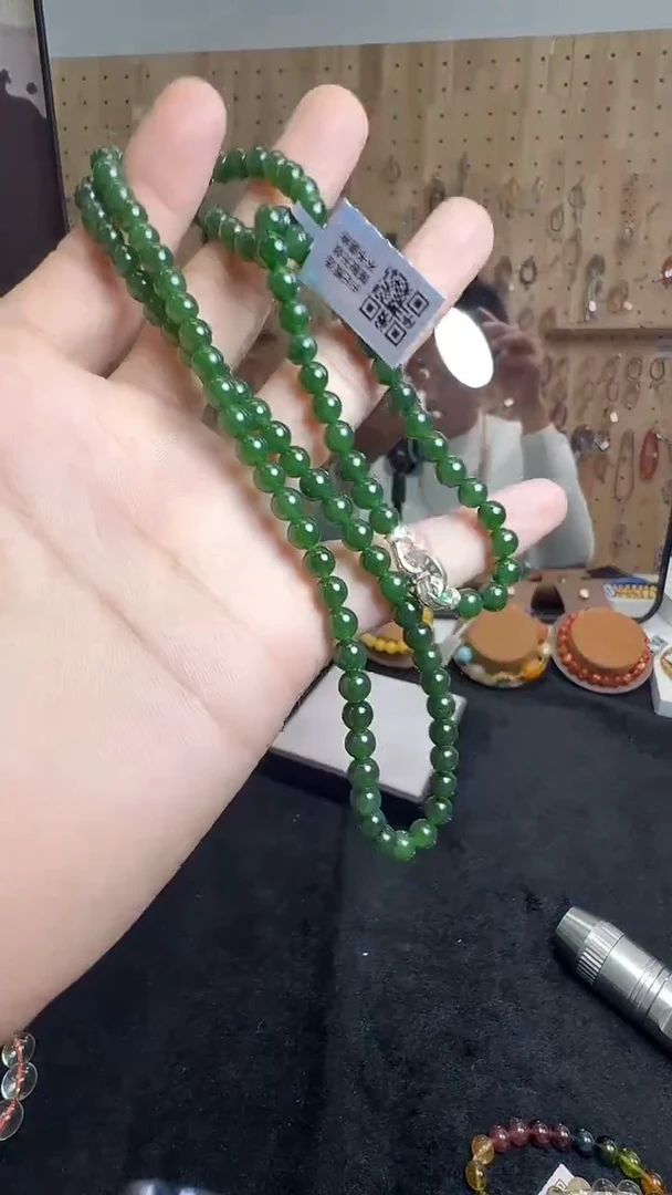 颈饰未镶嵌和田玉村0279 约6mm