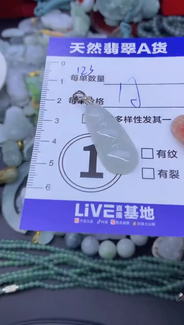 颈饰未镶嵌翡翠天然翡翠A货批量多样性发一件