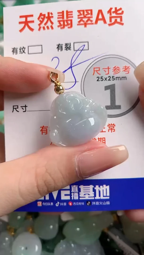 翡翠未镶嵌颈饰24001535