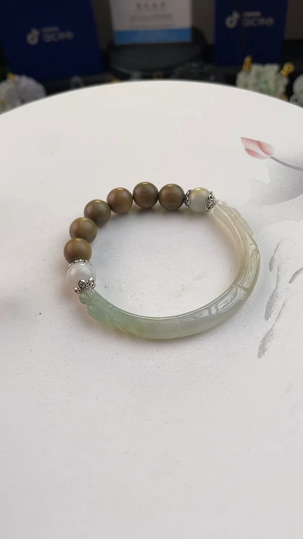 颈饰未镶嵌翡翠手工定制默认微瑕主播介绍为准