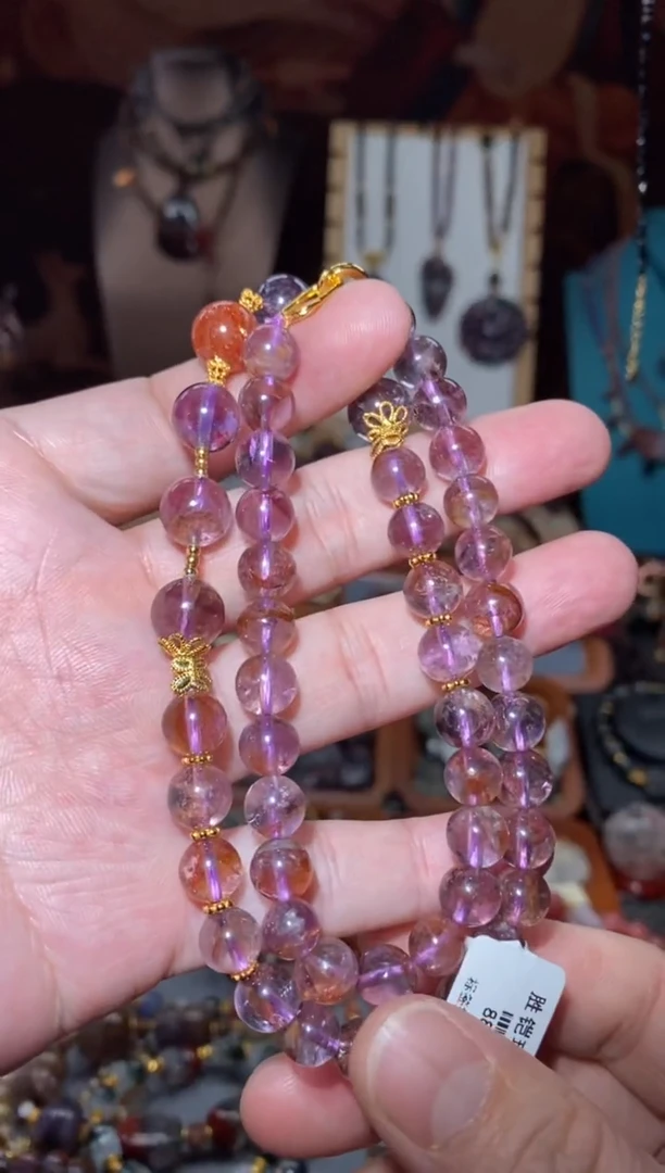 【闪购商品】水晶项链未镶嵌紫锦鲤多样性发其一