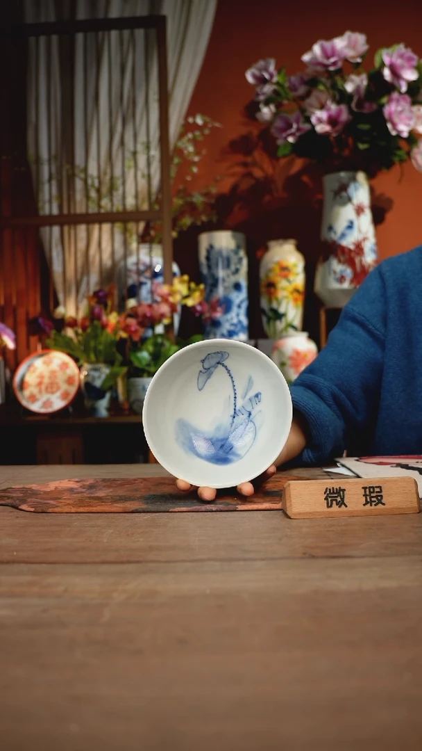 当代高温釉下彩手绘陶瓷餐具