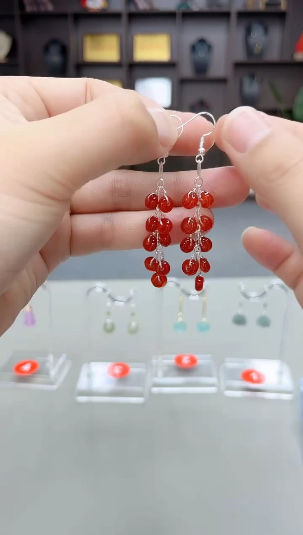 未镶嵌耳饰玛瑙/玉髓323000