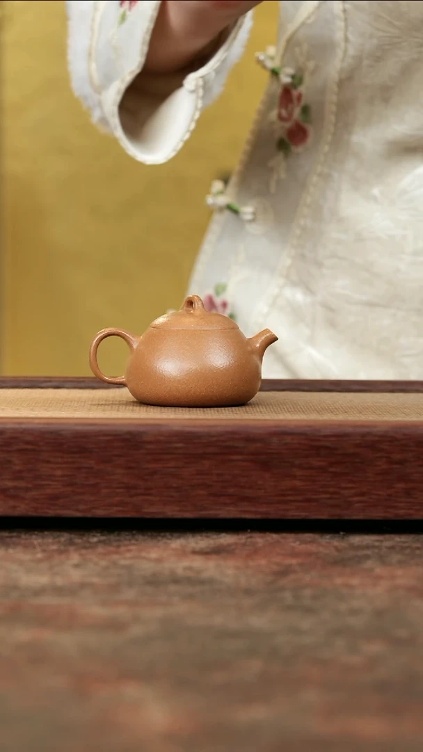 【闪购商品】紫砂茶壶金降坡东瓢