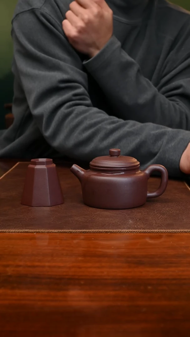 【闪购商品】紫砂茶壶大亨德钟170cc底槽青