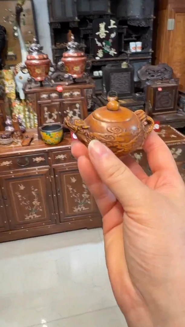 木黄杨木龙把把壶68.888888888