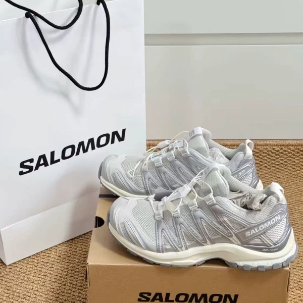 Salomon/萨洛蒙 XA PRO 3D 黎明蓝银灰复古飞盘户外跑步鞋 477736