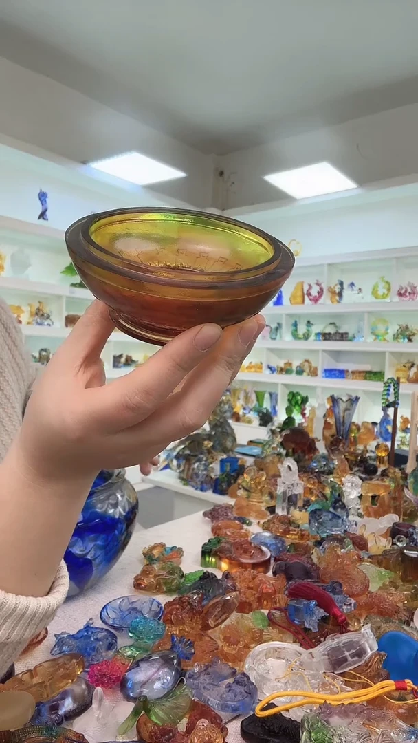 手工艺品琉璃香炉