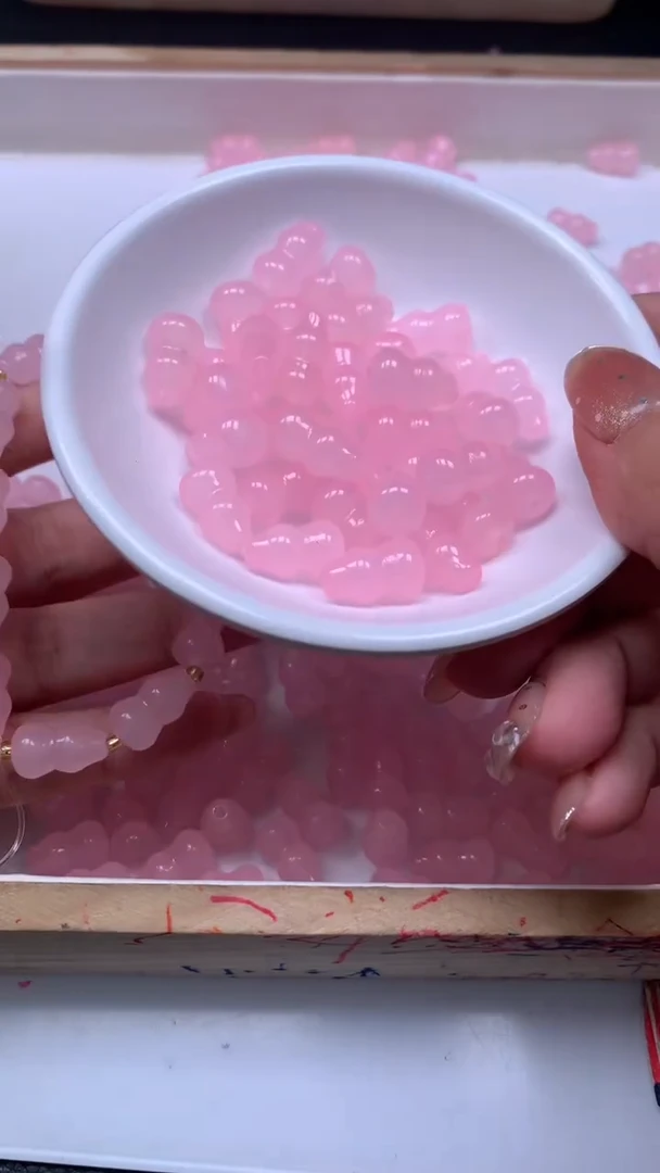 未镶嵌散珠玛瑙/玉髓E768 冰粉 葫芦8*14mm6个5.8元