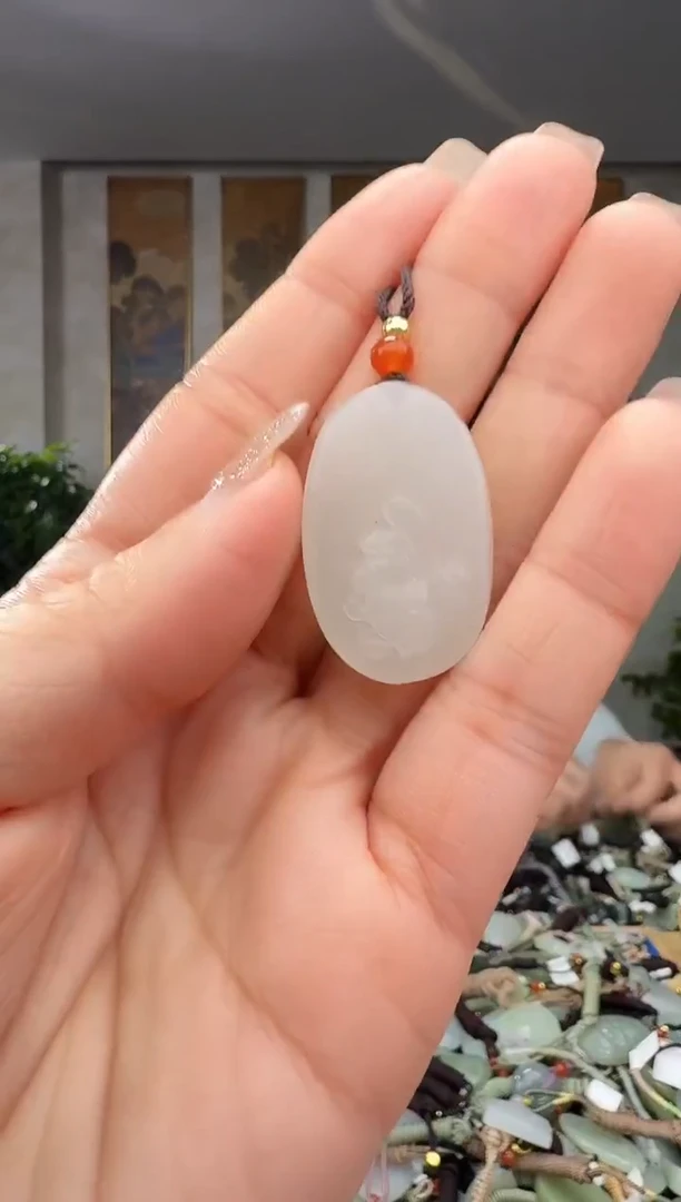 颈饰未镶嵌和田玉拍一发一多样性发货