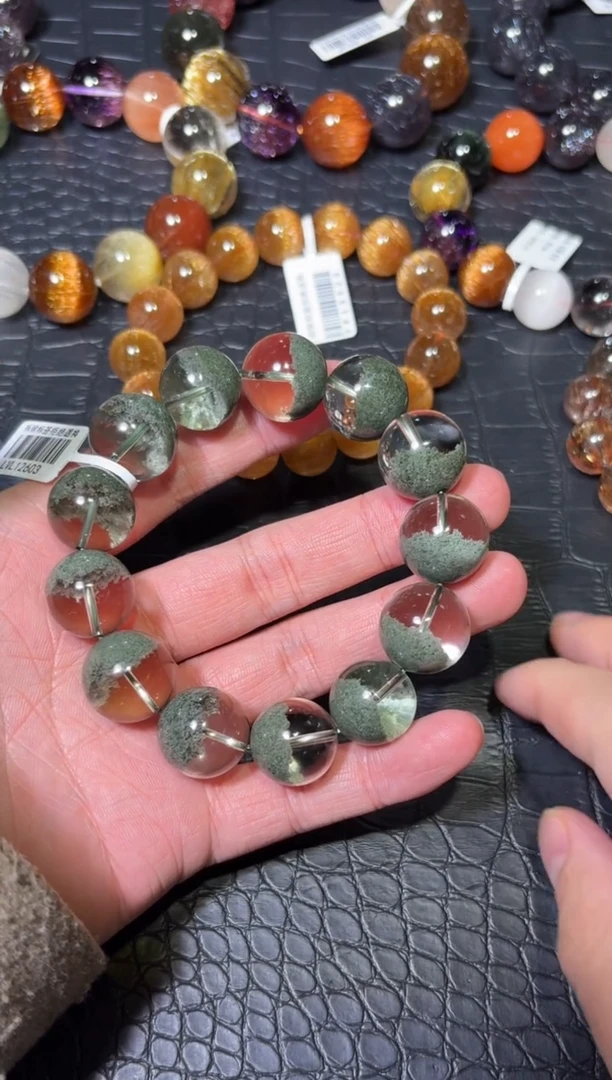 【闪购商品】水晶手链未镶嵌单圈绿幽灵A17（多样性发其一）