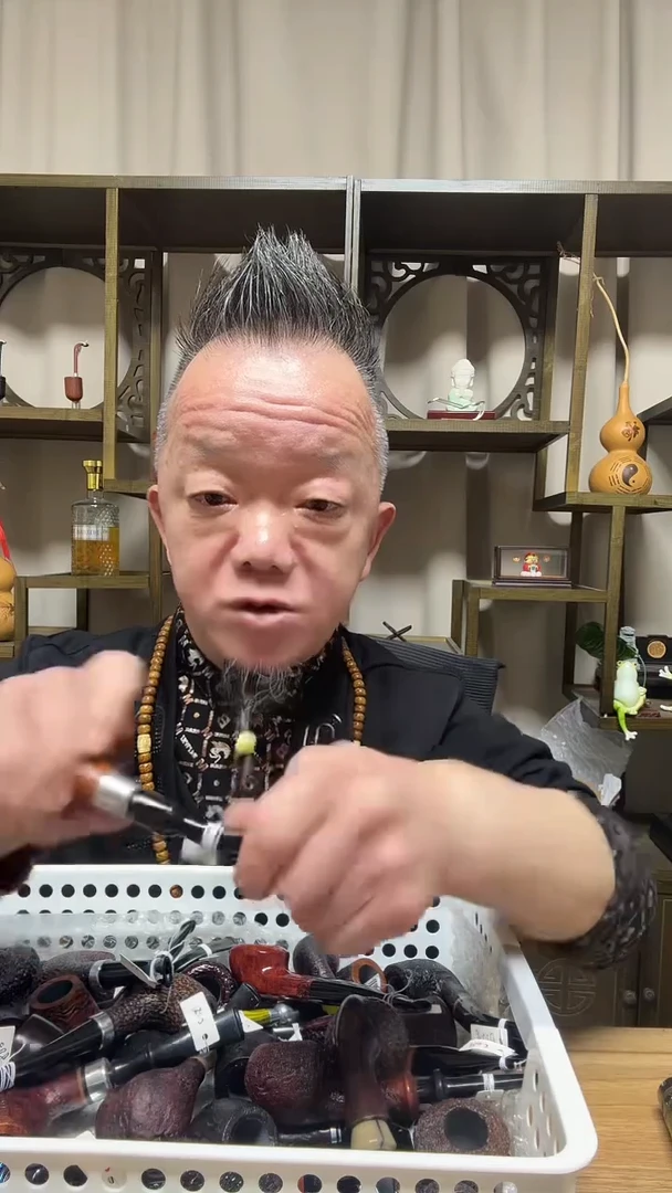 m2纯手工石楠木烟斗