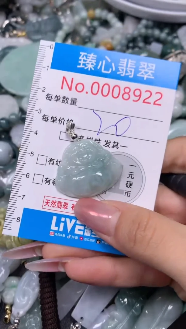 【闪购商品】翡翠颈饰未镶嵌含绳0008922