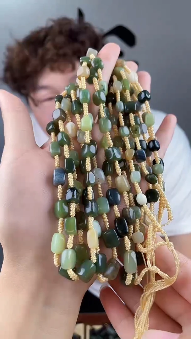 和田玉未镶嵌颈饰拍一发一，多样性发货