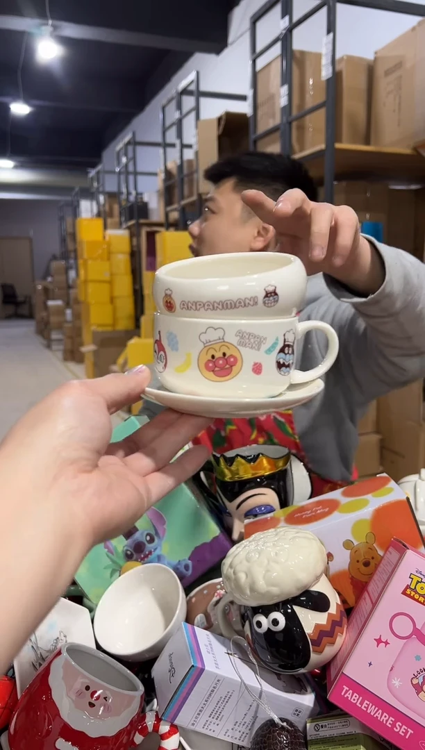 【闪购商品】杯2024新款面包超人3件套