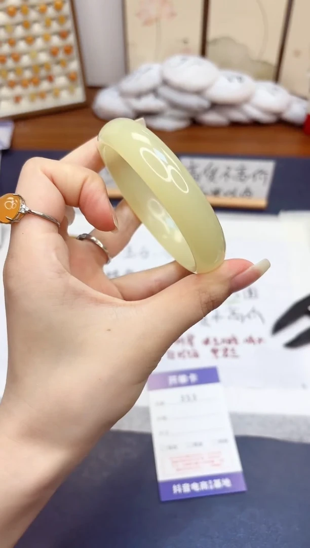 石英质玉手镯未镶嵌353-晴水-圈口60