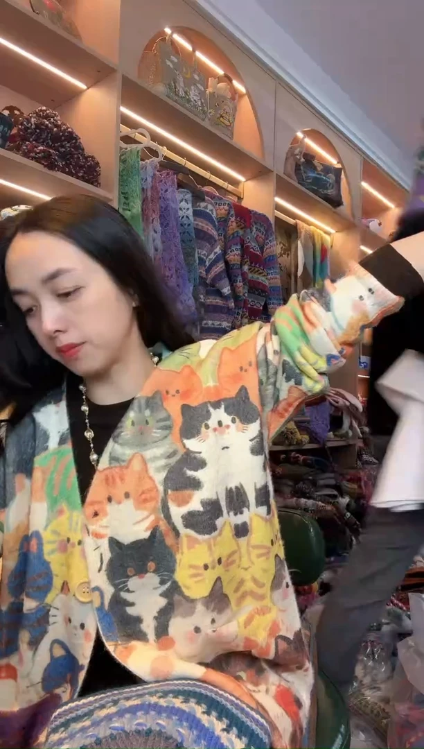 绵羊毛?纯手工毛衣外套