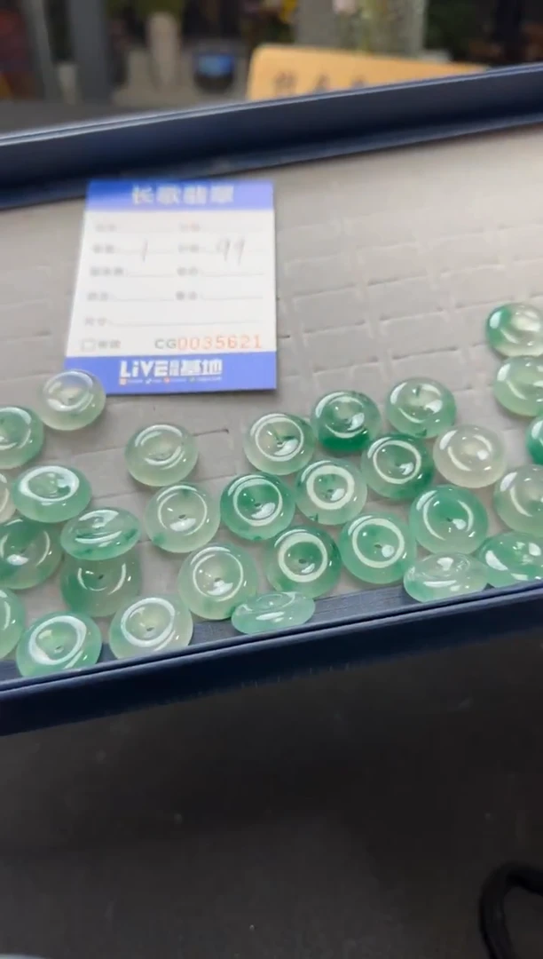 颈饰未镶嵌石英质玉（非洲翠）【多样性发其一】00005621