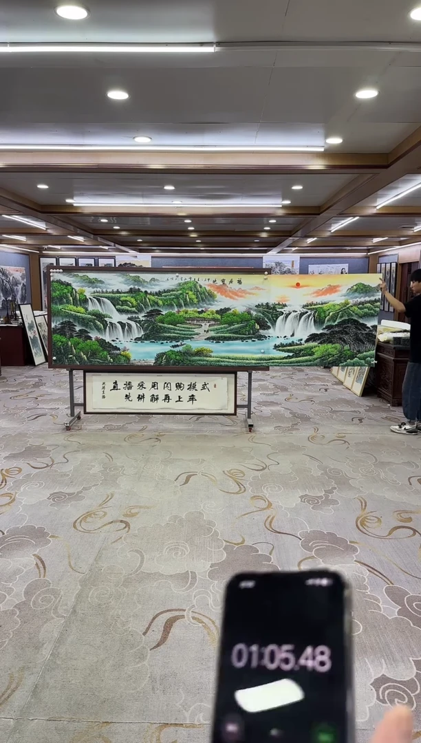 绘画绘画Y-刘雪红-小丈二-山水画