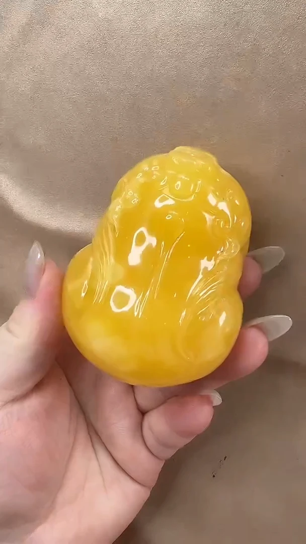 琥珀颈饰未镶嵌吊坠