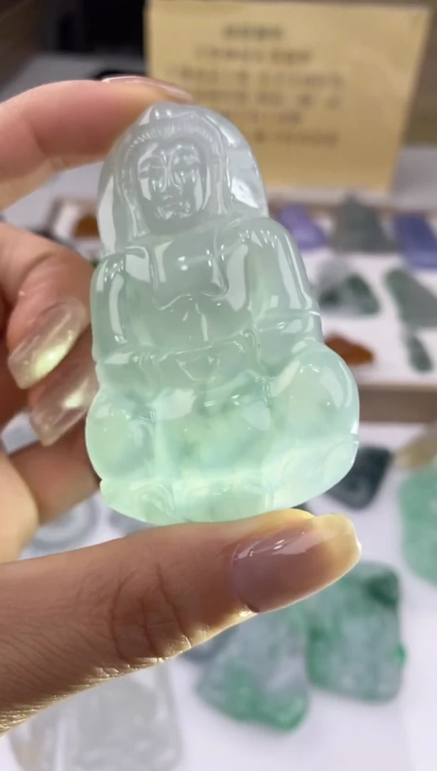 翡翠未镶嵌吊坠(不含链)412256
