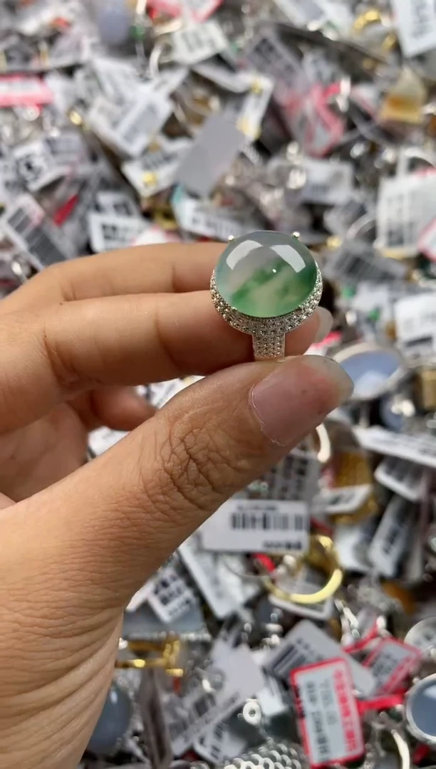 未镶嵌戒指翡翠101010---10