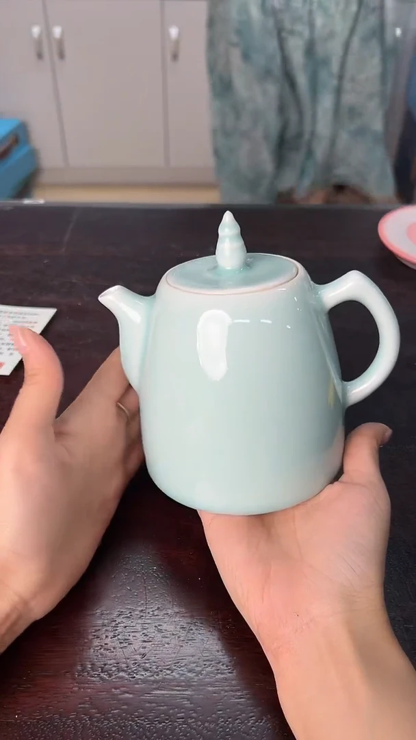 龙泉云间青瓷小米茶器