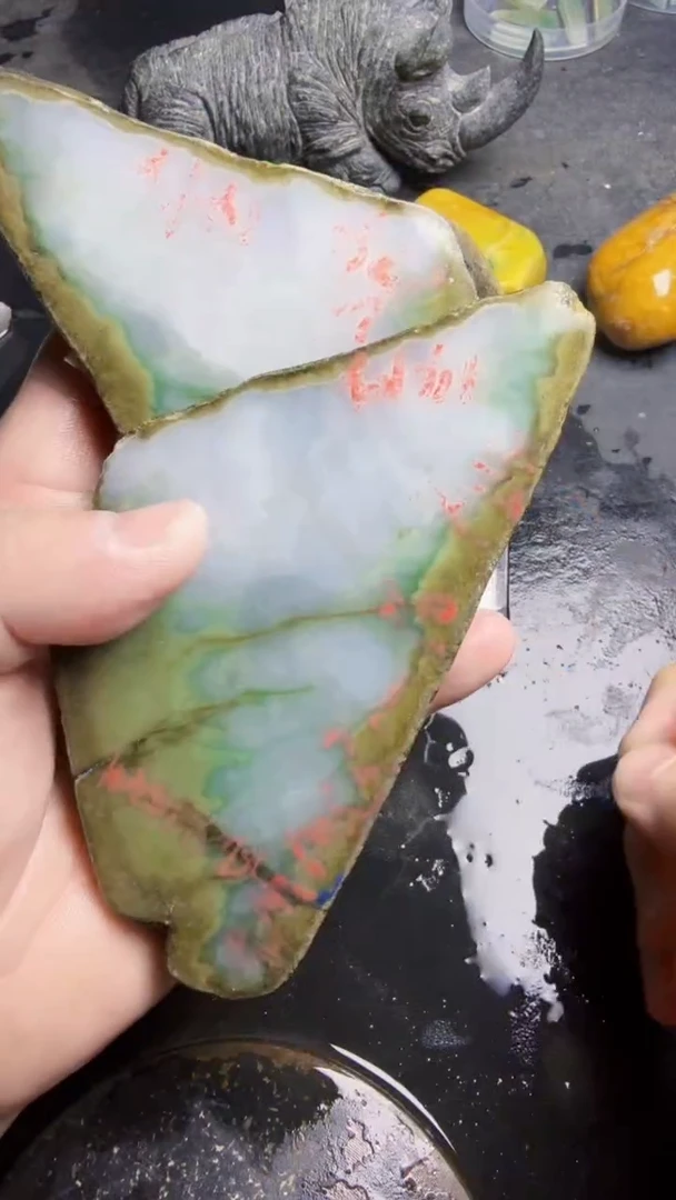 未镶嵌挂件翡翠随****）天然翡翠087