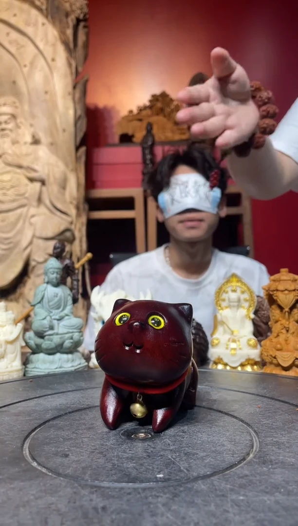 非洲紫檀（红花梨）无事牌(直播推荐)