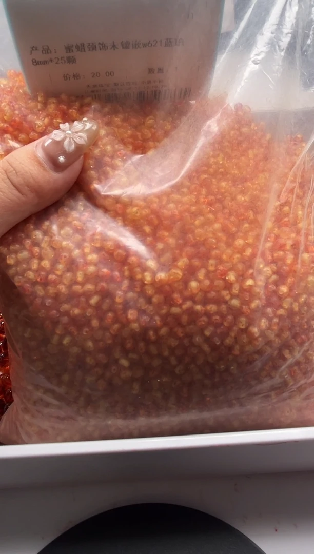 蜜蜡颈饰未镶嵌w2983蜜蜡花珀4mm*50颗