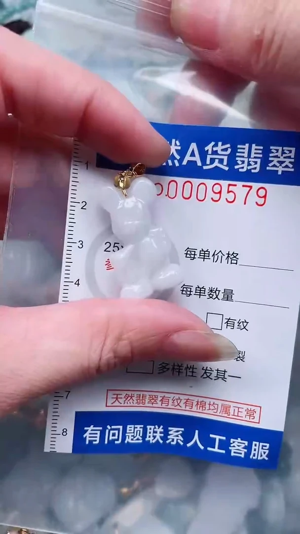 翡翠未镶嵌吊坠(不含链)1
