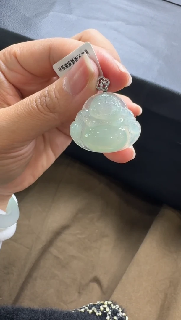 【闪购商品】翡翠颈饰18K金镶嵌YM1109-2佛公