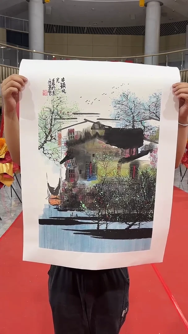 国画郑乐华手绘绘画作品1-20