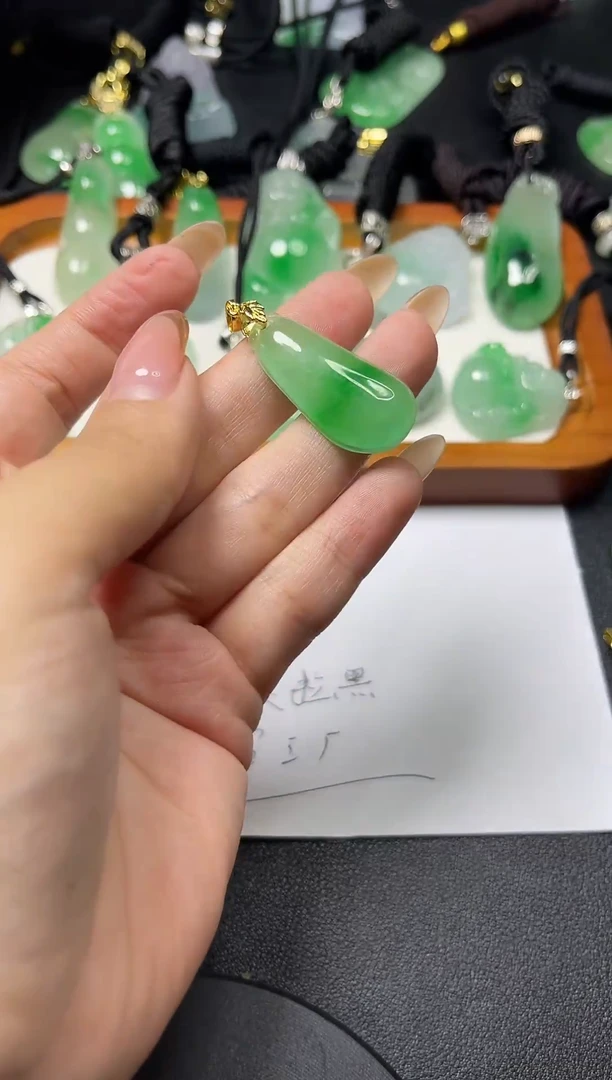 颈饰未镶嵌翡翠所见即所得   一图一物