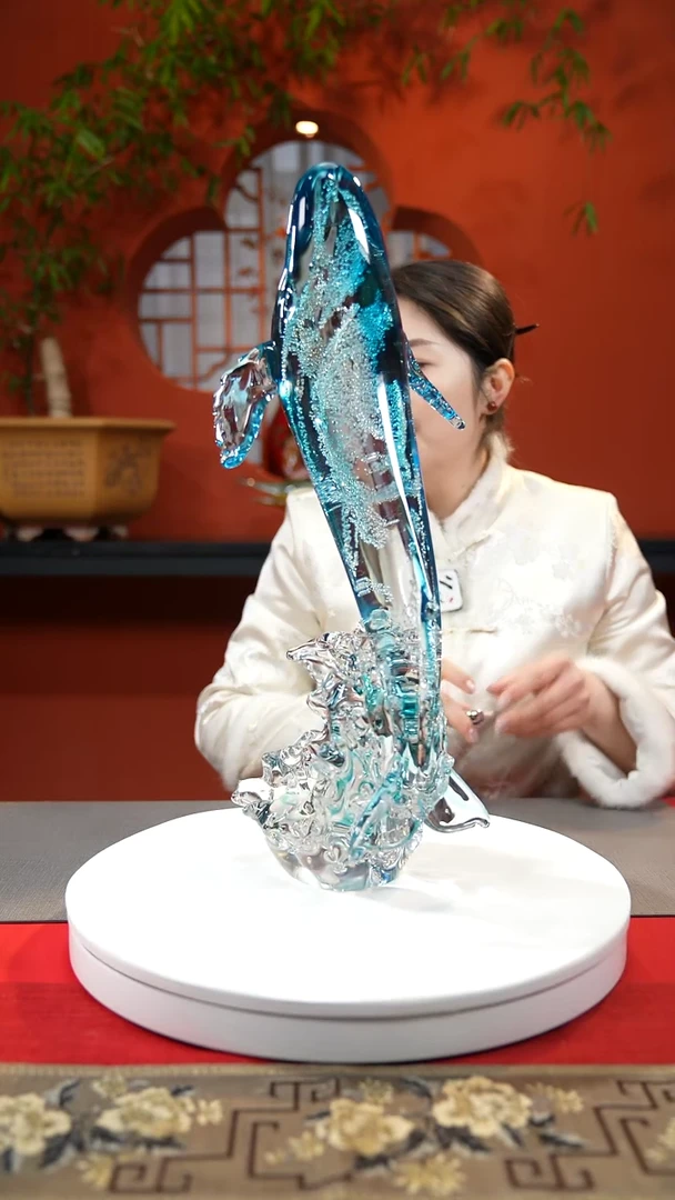 【闪购商品】琉璃手工艺品鲲鹏