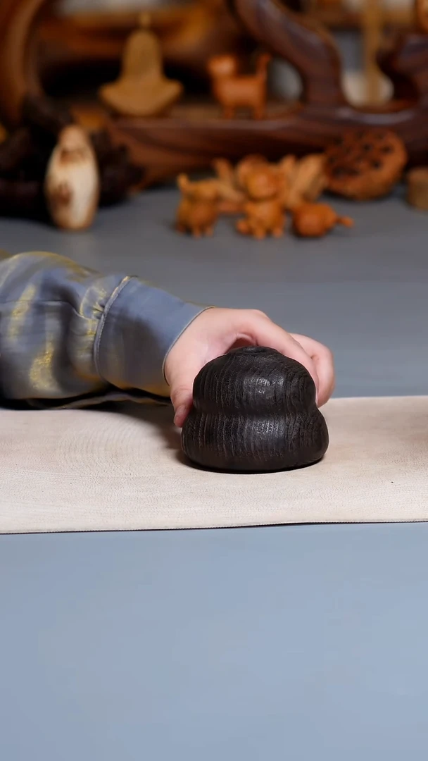 香樟木香樟木碳化葫芦花瓶V3621