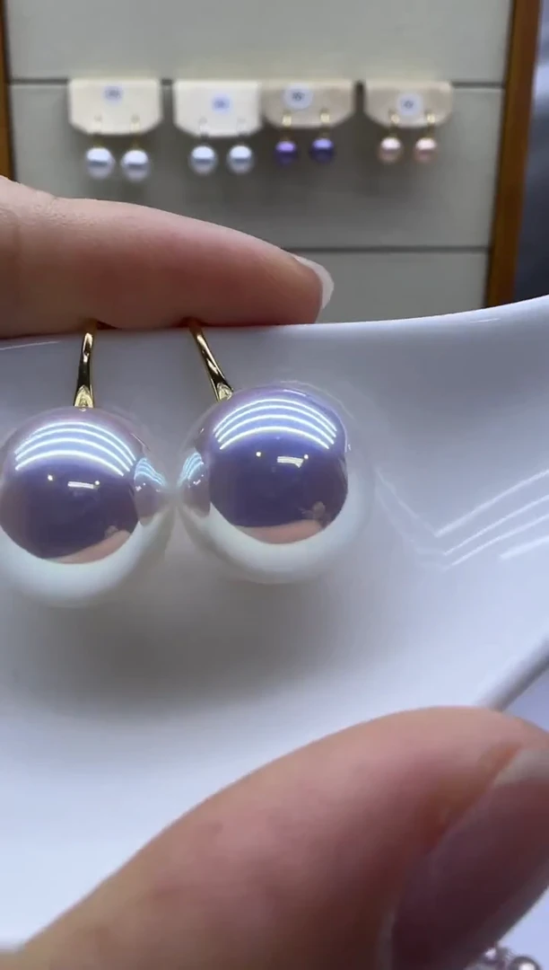 未镶嵌耳饰淡水珍珠0298