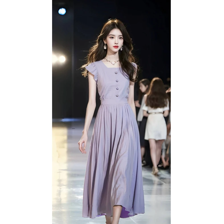 轻奢风丝滑缎面吊带裙女外穿睡裙西装性感内搭修身中气质裙