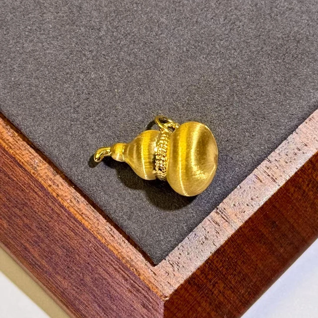 足金999花丝斜挂葫芦CH6724