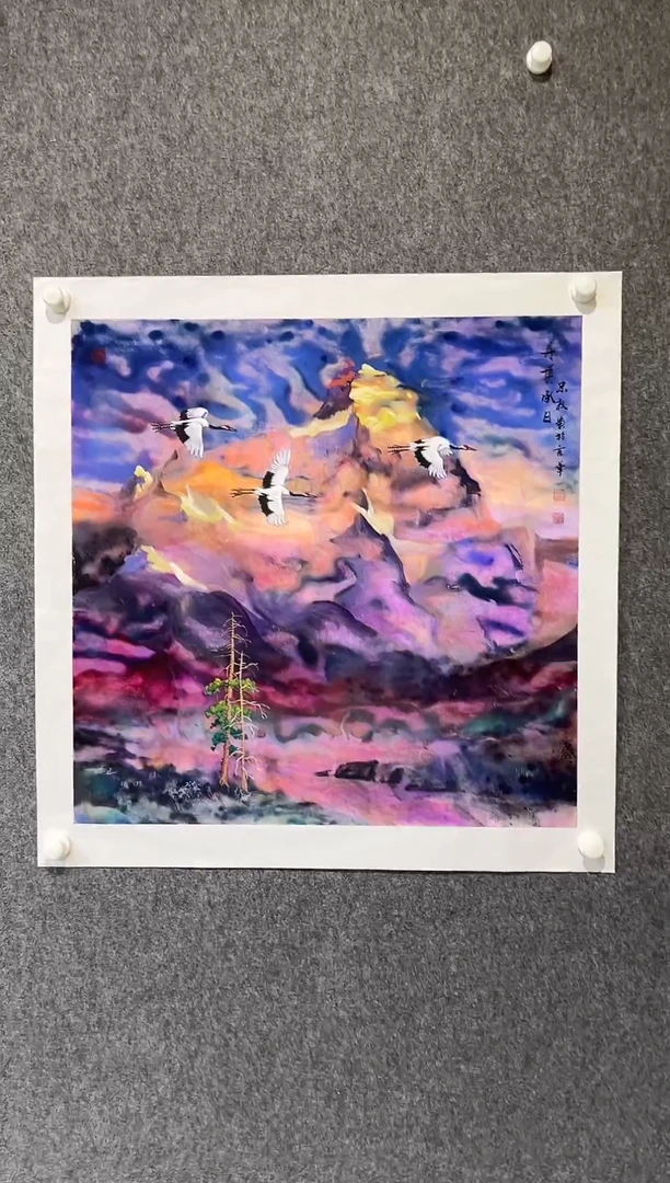 国画王忠权-4平尺-国画作品
