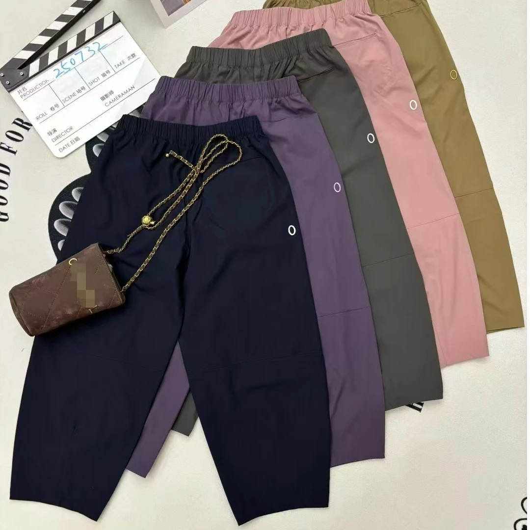 菲玛掂250732正品2025夏季新款时尚高腰显瘦休闲裤速干气球裤女裤