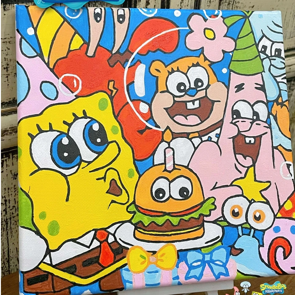 【20*20cm】直播间过款401-600链接diy数字油画超多款式