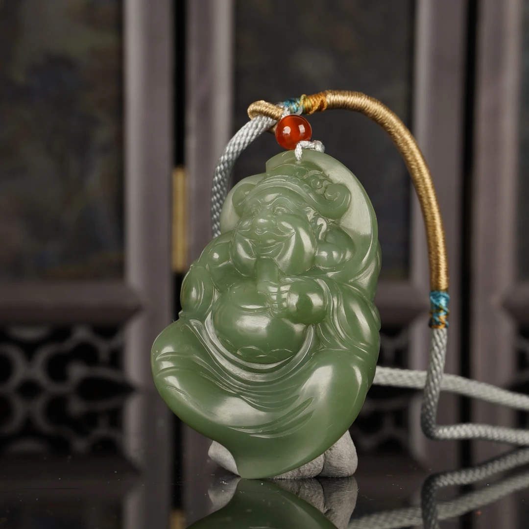 XM10904二十世纪和田玉财神挂坠